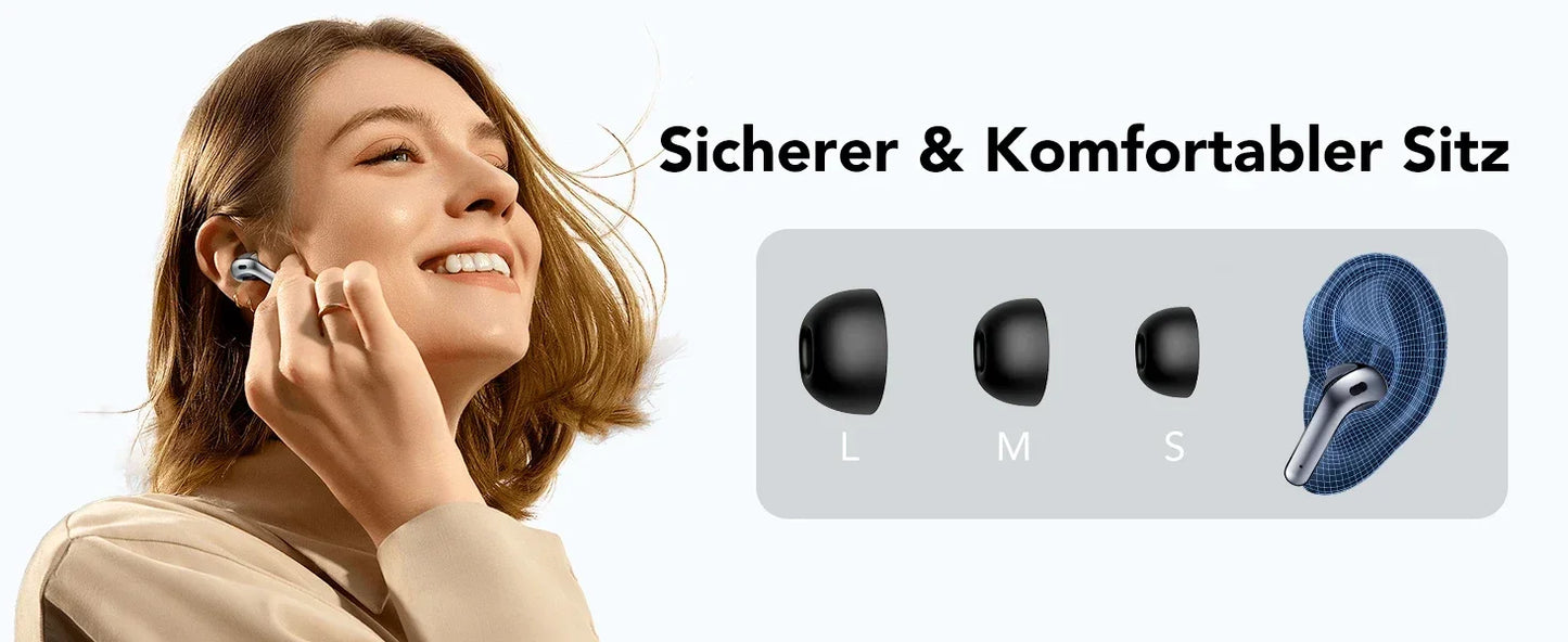 X87 In-Ear Headphones with LED Digital Display HiFi Stereo Earphones Long-lasting Headsets Phones Laptops Widely Compatible