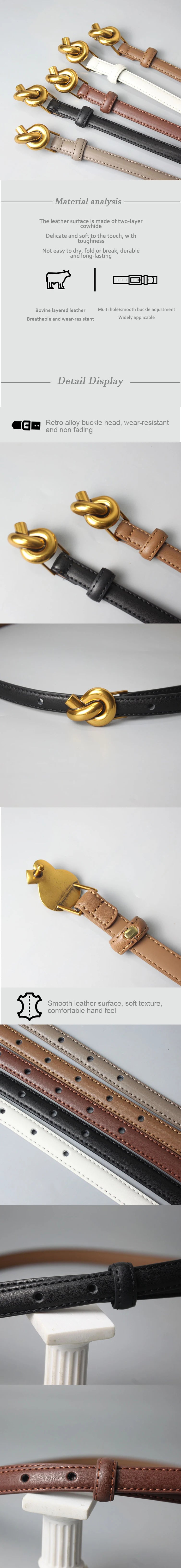 Belts for Women Luxury Fashion Women’s Designer Belts Black White Brown Women's Trousers Jeans Belt Dress Belt Waist Belt CY08