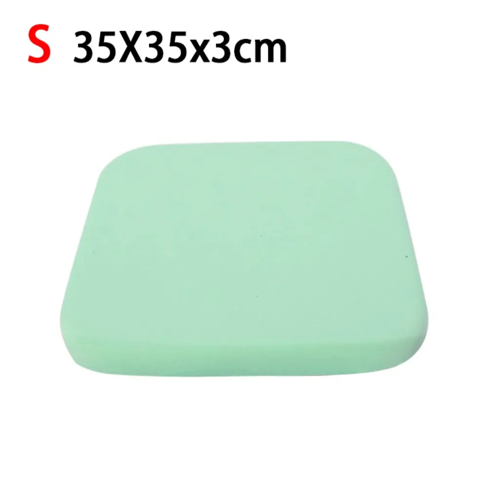 Anti-Slip 4cmThick Seat Cushion Ultra Soft Breathable Car Seat Pad Rebound Memory Foam Office Chair Pad Home Textile