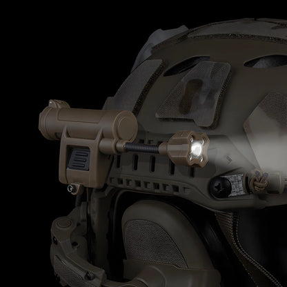 MPLS CHARGE 4.0 Tactics Helmet Light Multi-Mode LED Headlamp with Red/Green/Blue/White/IR Compatible OPS-CORE ARC Rail