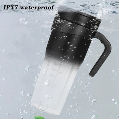 Portable Electric Juicer USB Rechargeable Multifunctional Blender Juicer Cup Suitable for Juice Milkshakes 6 Blades Cutter 470ML