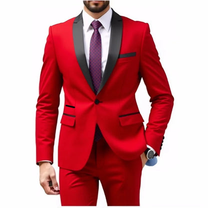 Groom Weddingpiece Suit for Men Middle-aged Blazer Formal Party Dress Tailor-made Outfit Men