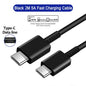 PD 45W Super Fast Charger For SAMSUNG Galaxy S21 S22 S23 S24 Ultra Fast Charging Phone USB C Charge Type C Cable 2M Wall Adapter