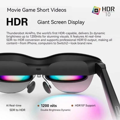 Okulary AR RayNeo Air 4 Pro Chaos Limited Edition Micro OLED 120 Hz z dźwiękiem B&O, przenośne, do gier, inteligentne