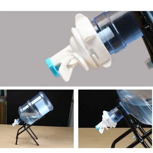 High Quality 1pc Plastic Small Portable Water Dispenser Eco-friendly Bottle Cap Reusable Home Inverted Water Dispenser Spout