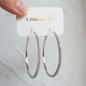 1-3 Pairs Set Sparkling Exaggerated Full Paved Rhinestones Round Circle Hoop Earrings for Women Simple Shiny Earring Jewelry