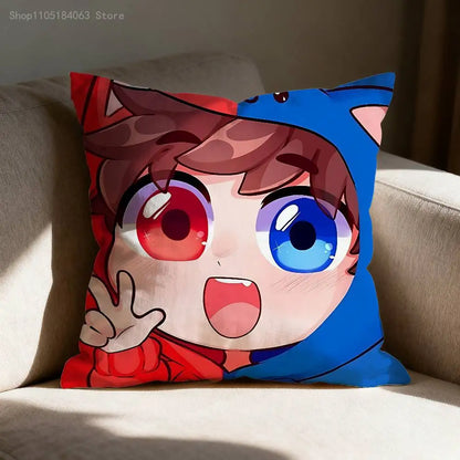 Cute O-Omz C-Crew Pillow Case Print Polyester Fiber 40X40 cm Home Sofa Throw Cushion Cover Decoration