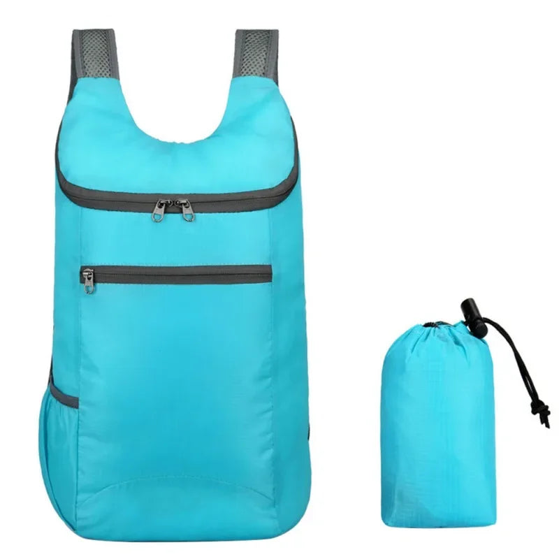 20L Lightweight Waterproof Backpack Portable Folding Backpack Outdoor Bag Ladies Men Travel Hiking Backpack