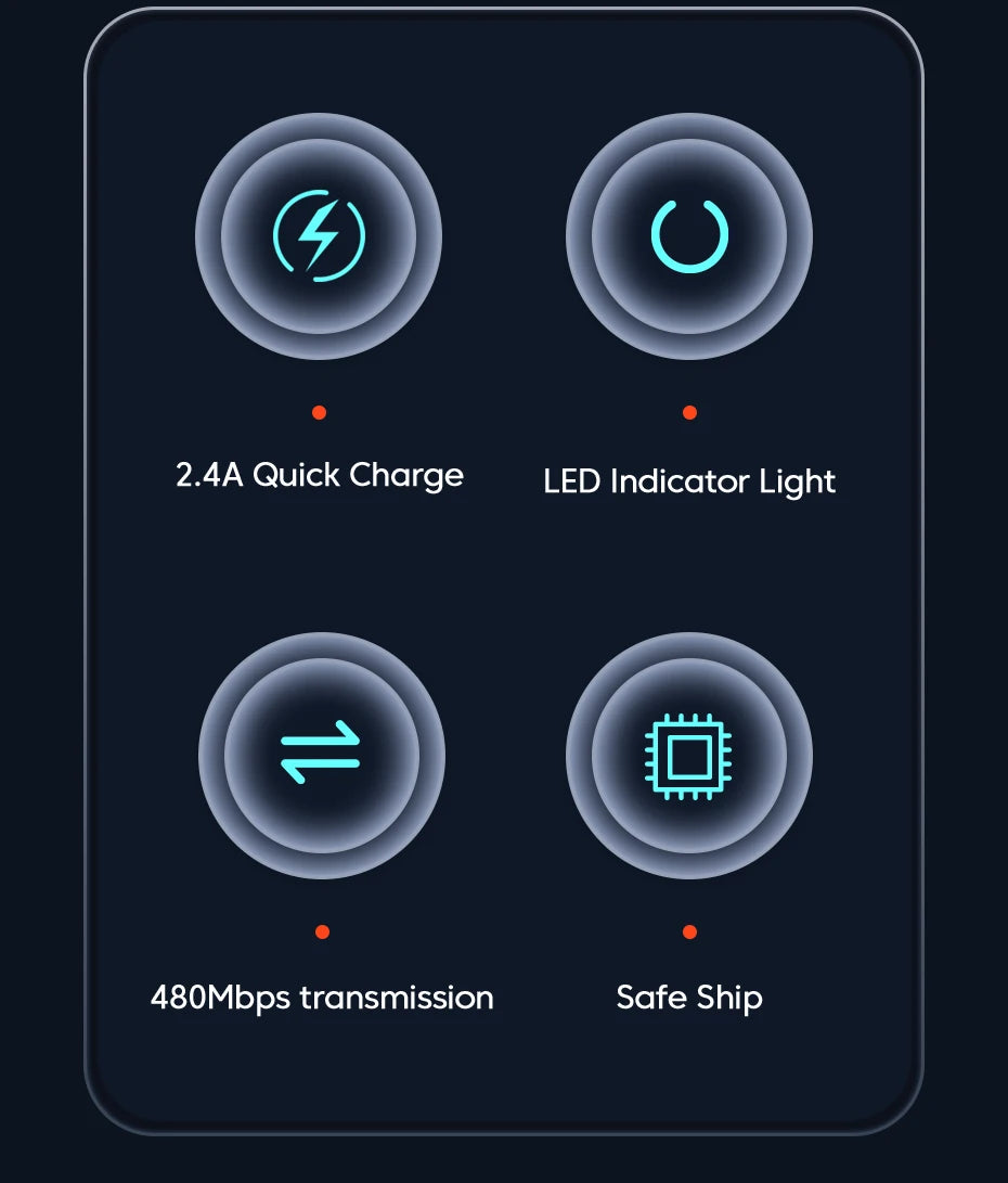 Toocki Micro USB Cable for Samsung S10 2.4A Fast Charging Quick Charge Micro Cable for Fan Headphone LED Phone Charger Data Cord