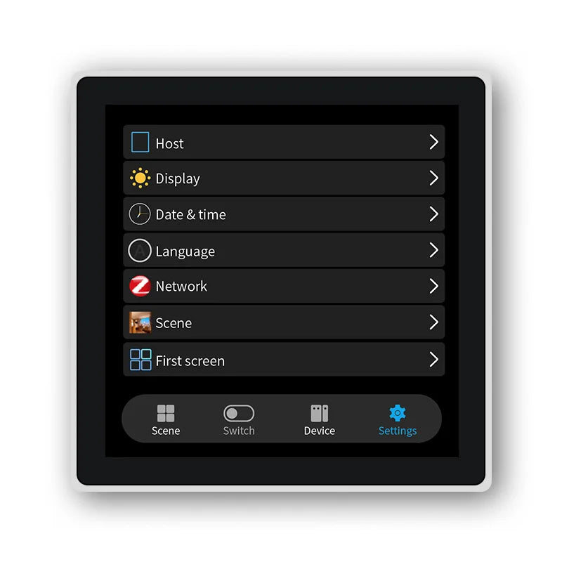 FUERS Tuya Smart Control Panel Switch Smart Home Automation System 3CH Switch Scene Panel Intelligent Home Touch Screen Zigbee