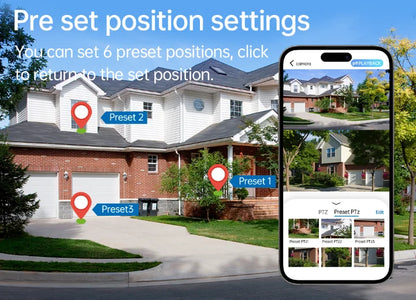 15MP IP Camera WiFi PTZ Three Camera Outdoor Wireless Solar 20000Mah Built-in Battery Video Surveillance Cam Long Time Standby