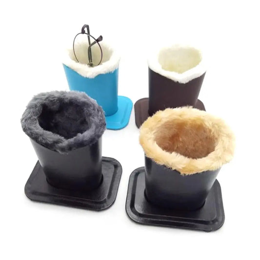 Fashion Portable  Glasses Box Eyeglass Holders Glasses Case Sunglass Stands Brush Pot