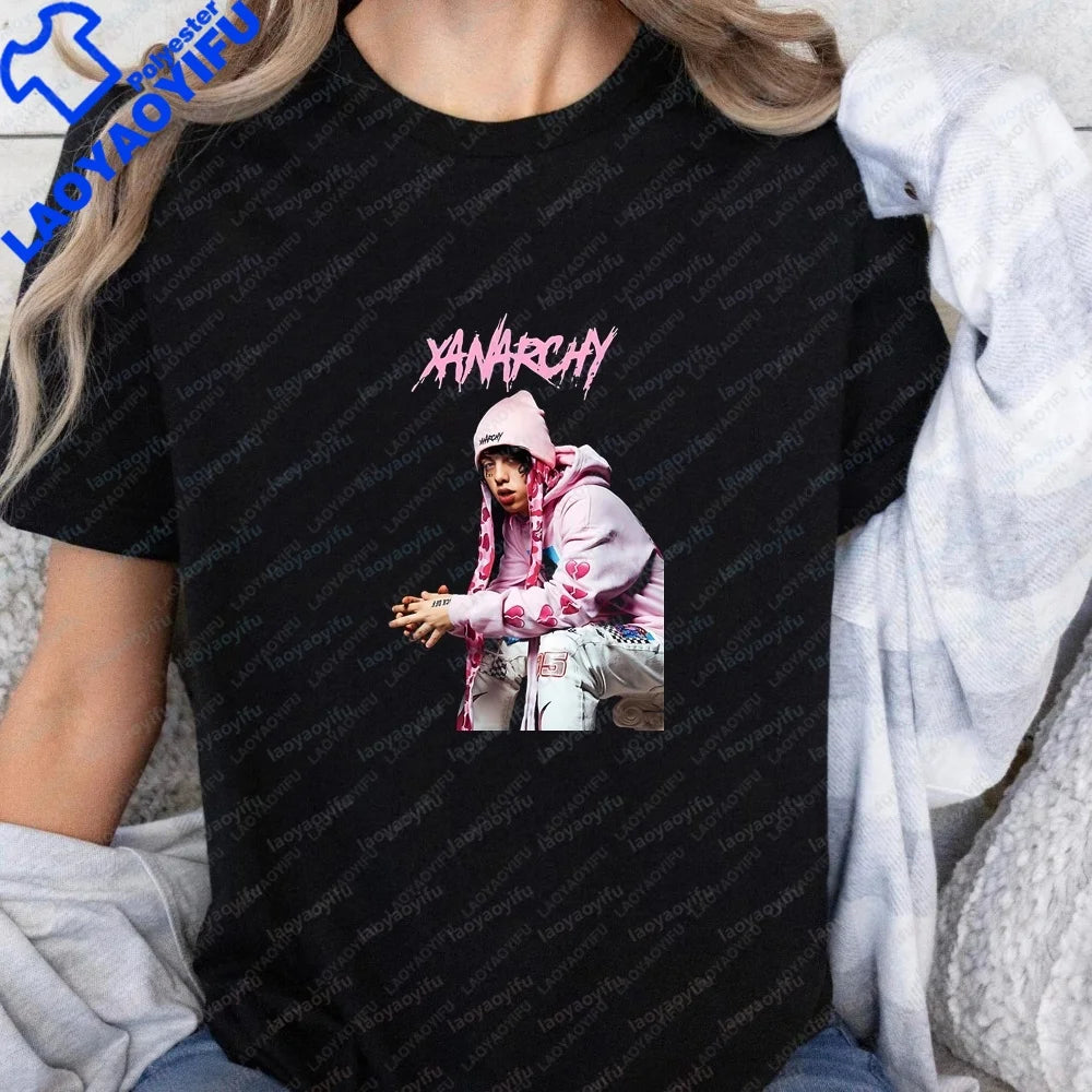 Men's T-shirts and Tank Tops - Hip-hop Rapper LIL XAN's Summer Short-Sleeved Men's and Women's Comfortable T-Shirts