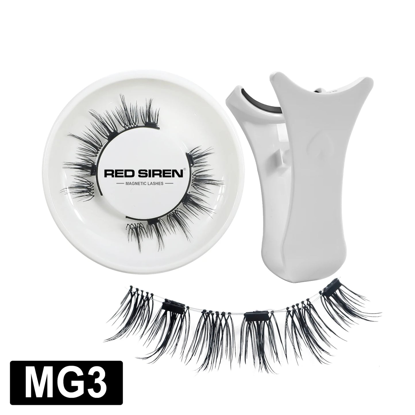 5 Magnets Glue Free Magnetic Lashes 3D Fluffy Faux Mink False Eyelashes With Mirror Case & Applicator