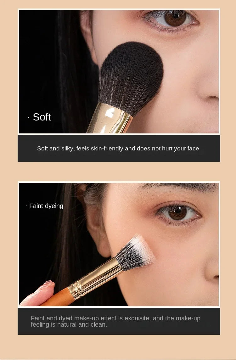 9Pcs/lot Mini Makeup Brush Set Portable Travel Cosmetic Brushes Kit Eyeshadow Foundation Powder Brushes Beauty Makeup Tools