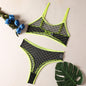 2026 Lingerie Set Polka Dot Sexy Women Underwear See Through Bra and Panty Set Intimate fluorescent Green 2 Piece Sexy Outfits