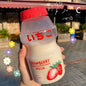 [H]480ml Plastic Water Bottle Drinking Bottle Shape Cute Kawaii Milk Shaker Bottle