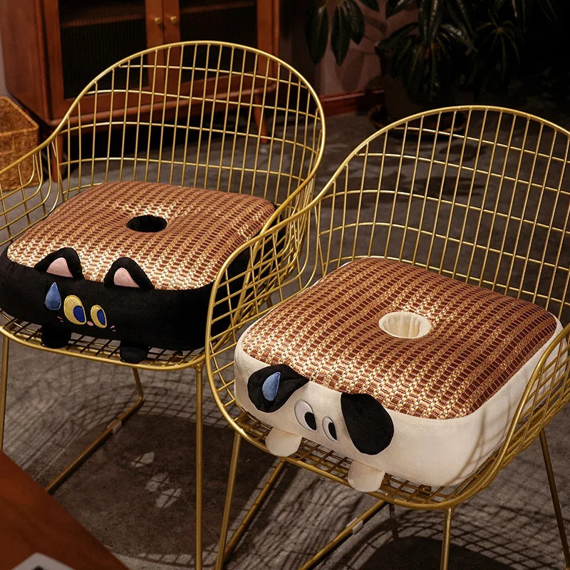 Thickened Lazy Rattan Mat Home Soft Comfortable Floor Stool Tatami Cushion for Living Room Bedroom Floor Seating
