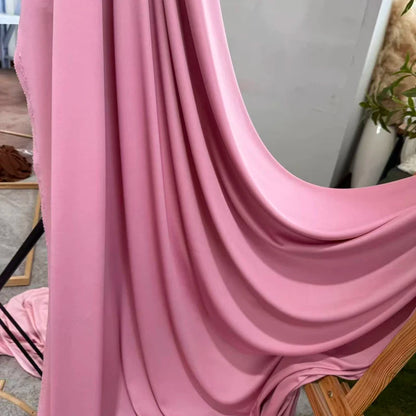Stretch Knit Jersey Fabric Good Draping Cloth for Wedding Decor, Party Backdrops, Curtains,Photography Background Wide 170cm