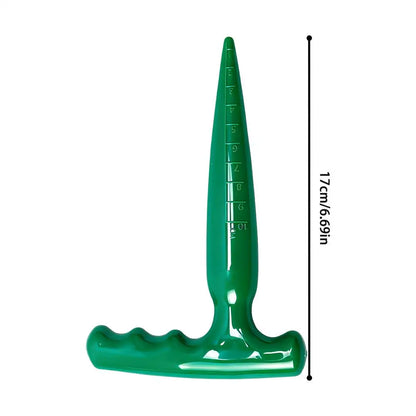 Long-handled Hole Digger For Seedling Cultivation Gardening Seeder Sowing Hand Tool Plant Hole Digger For Transplanting Planting