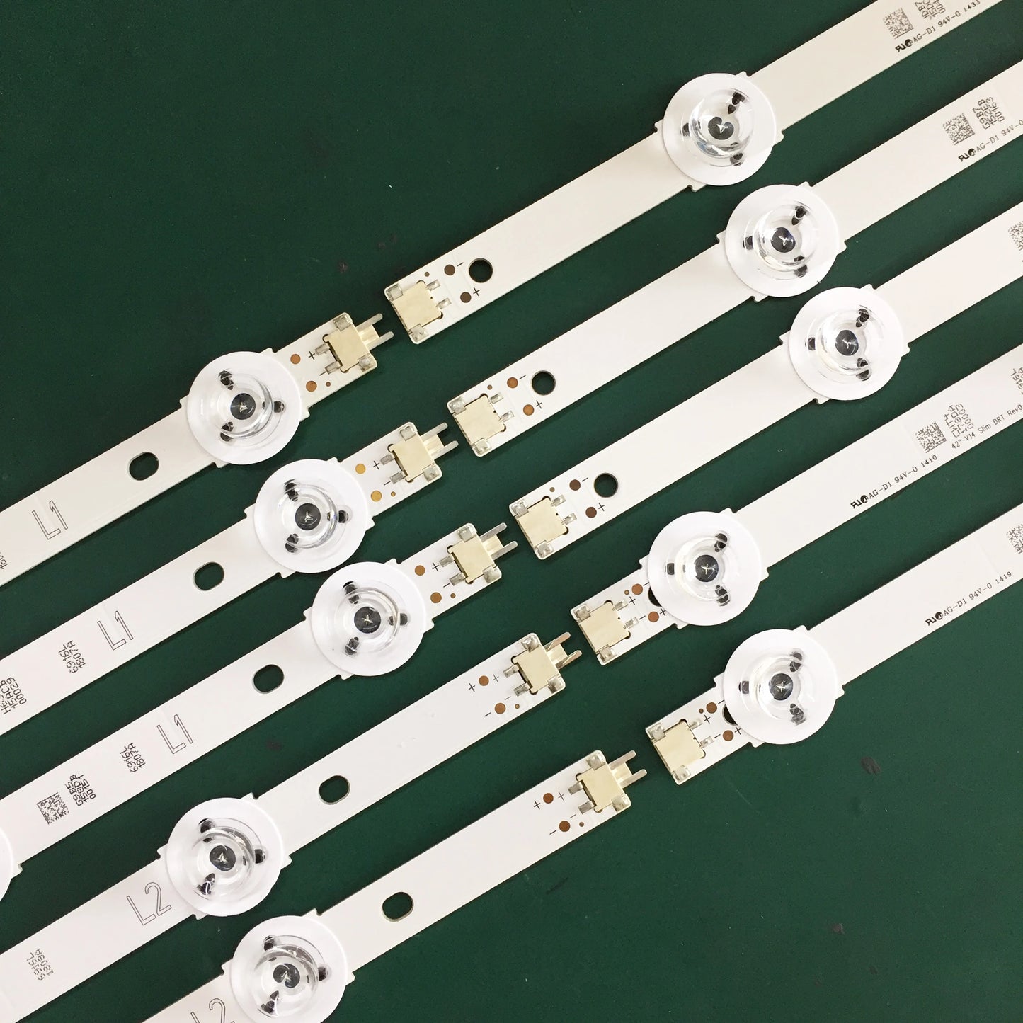(New Kit)10 PCS LED strip for PANASONIC TX-42AS750E TX-42AS740B TX-42AS650E 6916L-1807A 6916L-1808A 6916L-1809A 6916L-1810A