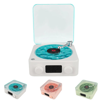 Record Player  Speaker Stereo Sound Multifunction Support Memory Card Portable Bluetooth Speaker for Living Room