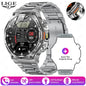 LIGE Nowy Smartwatch Męski 800 mAh Ultra Długa Żywotność Baterii Wodoodporny Zegarek Sportowy Outdoor Połączenia Bluetooth Wojskowy Smartwatch 2025