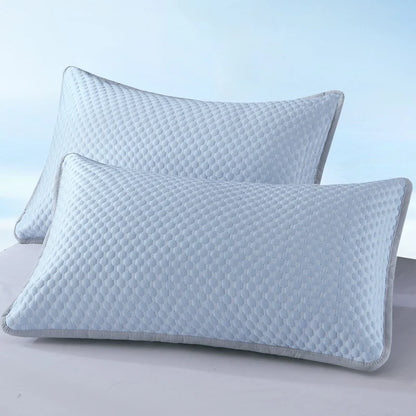 1pc-Summer Cool Bean Pillowcase - Breathable Air Conditioning Pillow Cover for Hot Sleepers No Insert Included 48 x 74cm