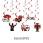 Soccer Birthday Party Supplies Football Theme  Birthday Party Decoration Cotillon Birthday CR7 Soccer Plate Cups Balloons Supply