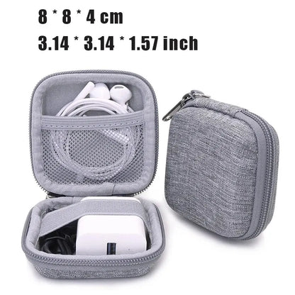 Portable Earphone Storage Bag Data Cable Organizer Bag Multifunctional Digital Gadgets Case For Charger U Disk Protective 2030