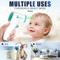 JUSTLANG Rechargeable Thermometer LCD ℃℉ Infrared Medical Forehead Thermometer Non Contact Body Temperature Fever Baby Adult