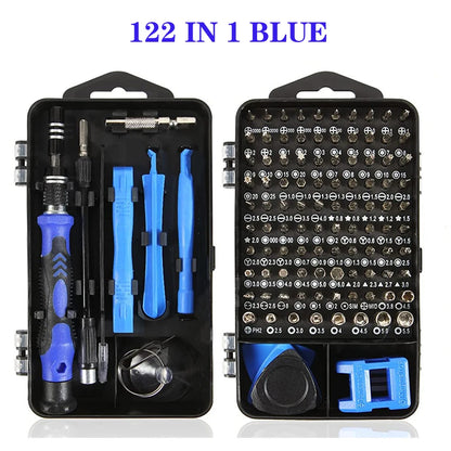 115/122/160 In 1 Precision Screwdriver Sets, Computer Repair Kit with Mini Wrench and Screw Remover,For Tablets,Watches,Iphones