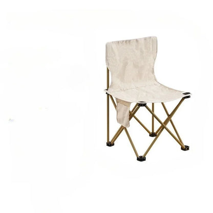 Outdoor Folding Tables and Chairs, Portable Carbon Steel Chairs for Wild Camping, Picnics and Outings