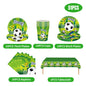 Football Birthday Decoration Party Supplies Tableware Balloons Set Candy Gift Boxes Football Birthday Gifts Kids Birthday Favors