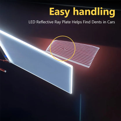 Dent Reflector LED Lamp Line Board Light Car Body Dent Detector Paintless Dent Removal Checker Line Board Light Dent Repair Tool