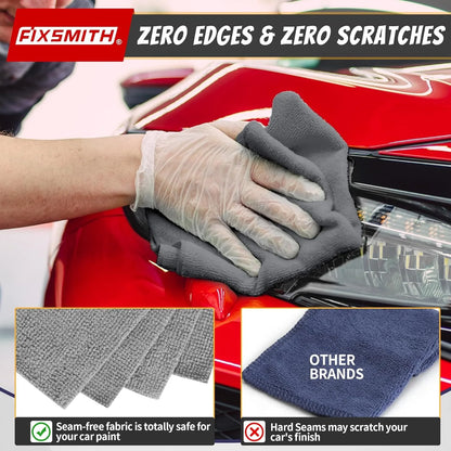 Microfiber Cleaning Cloths Lint Free Microfiber Cleaning Towel Cloths Reusable Cleaning Towels Super Absorbent for Car Window