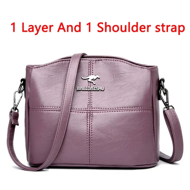 Casual Women's Bag High Quality Pu Leather Shoulder Bags for Women 2022 Ladies Crossbody Bag Purses and Handbags Luxury Designer