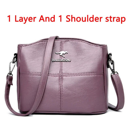 Casual Women's Bag High Quality Pu Leather Shoulder Bags for Women 2022 Ladies Crossbody Bag Purses and Handbags Luxury Designer