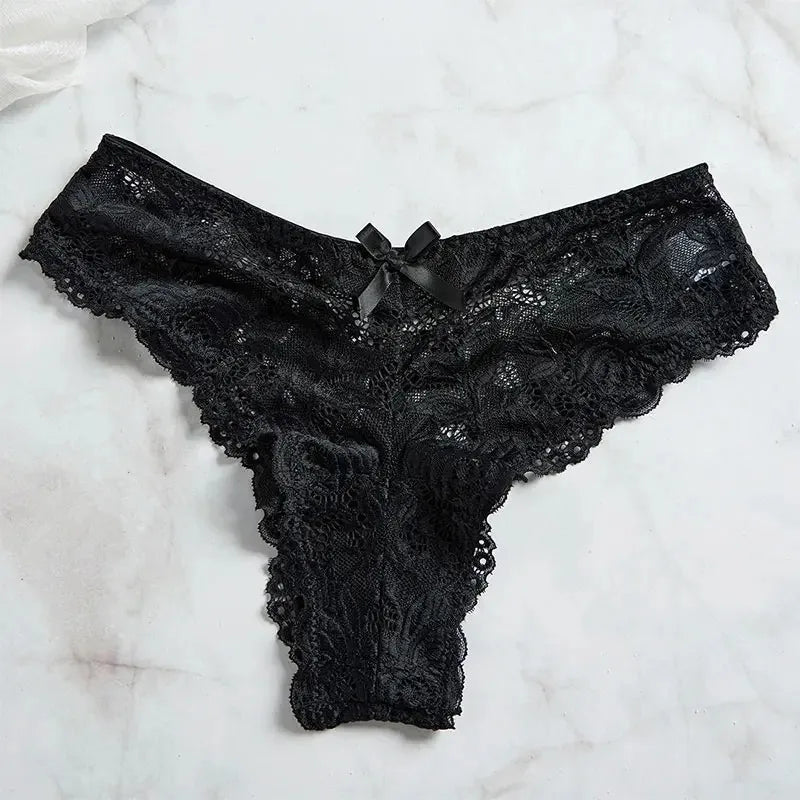 Tulle Suspenders Exquisite Women's Lencerias Lace V-Neck Underwear Semi-transparent Thong Dress Set Females Lingerie Nightgowns