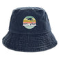 "AUSTRALIA" Kangaroo Printed Bucket Hat Trendy Simple Summer Hip Hop Fishing Hat For Gifts Unisex Outdoor Accessory Travel Hat