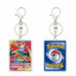 Key chain Charmander Mewtwo Umbreon Jigglypuff Venusaur Blastoise Solgaleo Game Card Acrylic Keychain Pendant Decoration