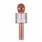 Portable Bluetooth Karaoke Microphone with 5 Voice Changer Reverb Adjustment Recording Function Microphone for Kids Gifts