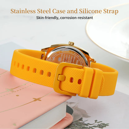 BERNY Women's Watches Nurse Watch Casual Simple Ladies Gold Quartz Watches Luminous Easy Read Waterproof Sport Women Wristwatch