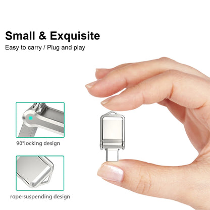 Mini Metal OTG Type C Pen Drive Usb Memory Stick 16GB 32GB 8GB usb flash card 128GB 256G 512G type-C Pendrive free shipping