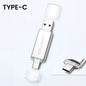 High speed TYPE C 2in1 USB flash drive 128GB 64GB 32GB metal Pen drive smart phone Car TV USB stick 4GB 8GB 16GB Creative gift