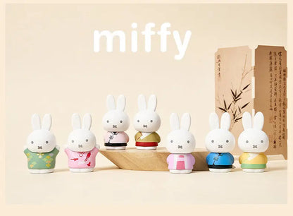 Genuine Blind Box Kawaii Miffy Cartoon Cute Doll Desktop Decoration Figure Birthday Gift Gift Toy for Girl
