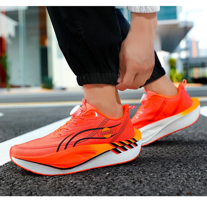 Running Shoes Professional Fitness Carbon Board Men's Sports Marathon Lightweight Women's Comfortable Non Slip Sports Shoes