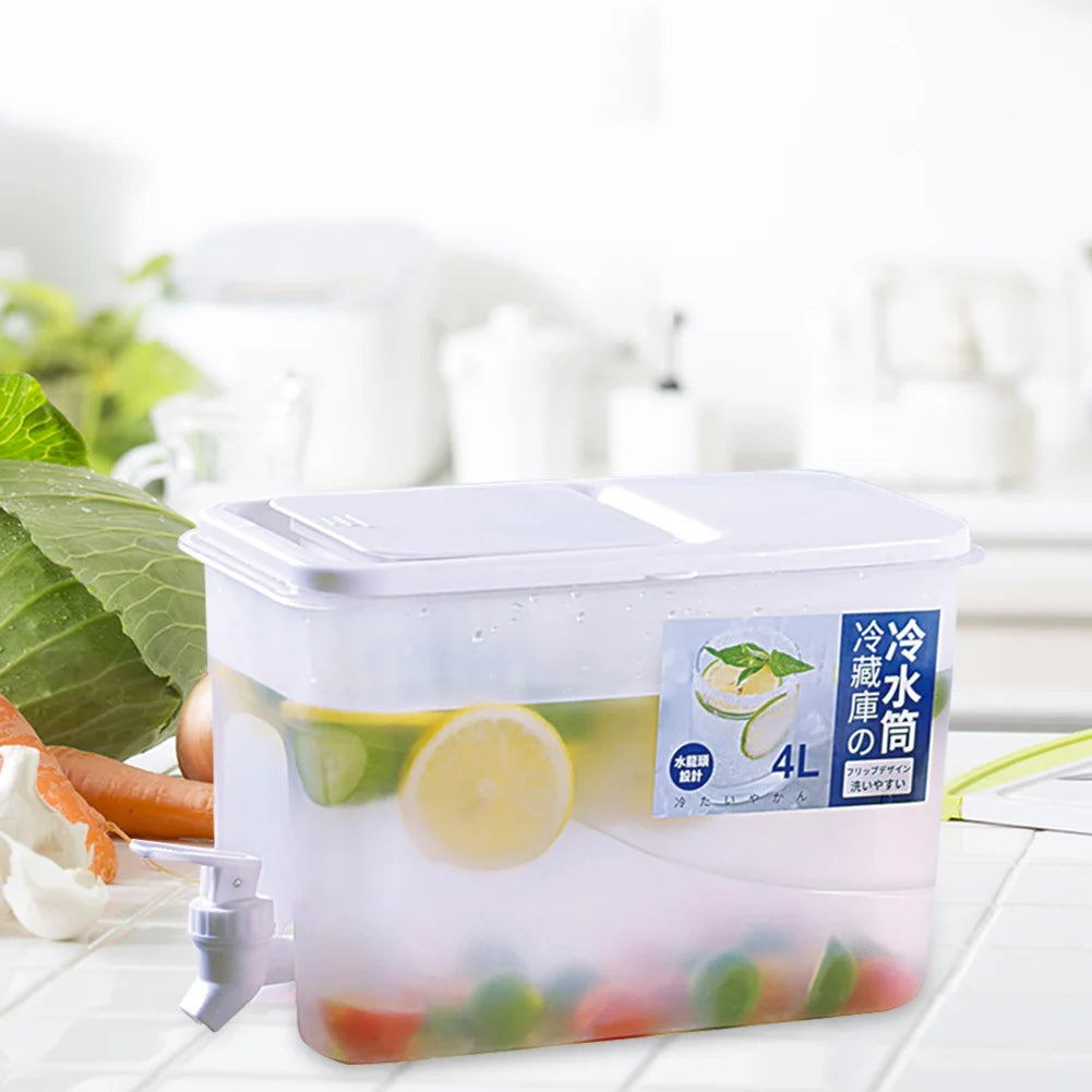 with Faucet Refrigerator Cold Kettle Multifunction Refrigerator Water Dispenser Large Capacity Fridge Water Jug for Cold Drinks