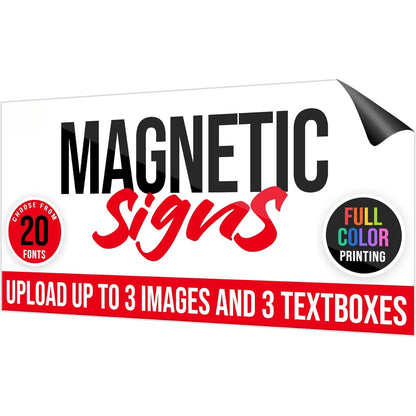 Custom Magnetic Vehicle Signs and Personalized Car Magnets—Perfect for Commercial Use—Including Vibrant, Full-Color Truck Magnet