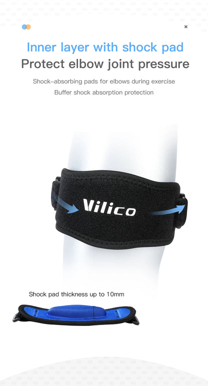 Elbow Protection Strap Elbow Soft Cushion Support Strap Knee Support Basketball Tennis Badminton Epicondylitis Elbow Pad